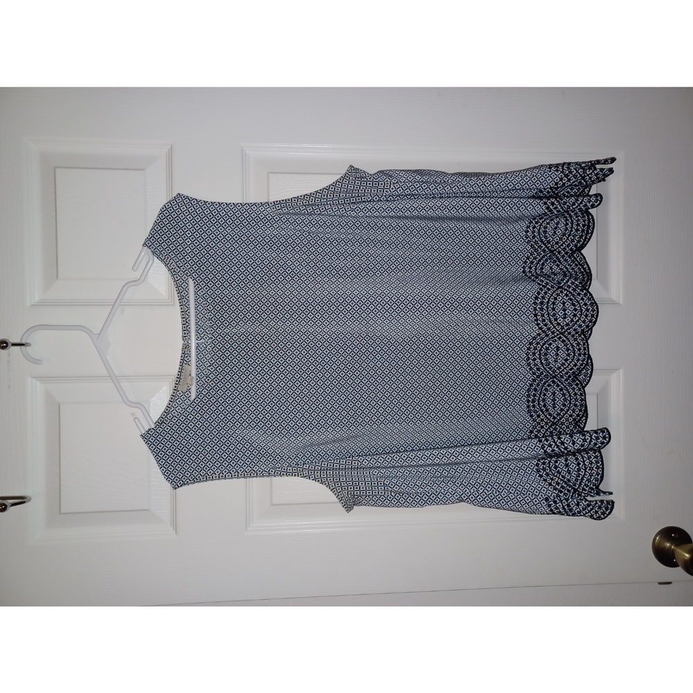 Talbot's 3XL Diamonds Sleeveless Blouse